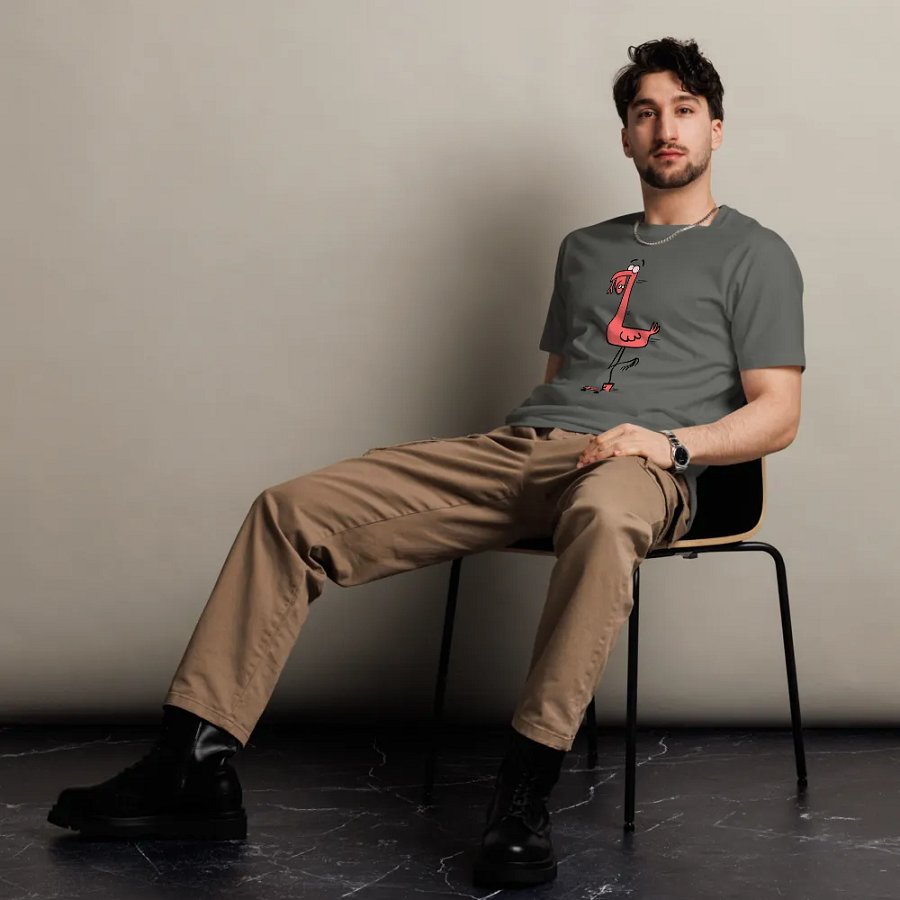 Whimsical Flamingo Sneaker Tee product image (5)
