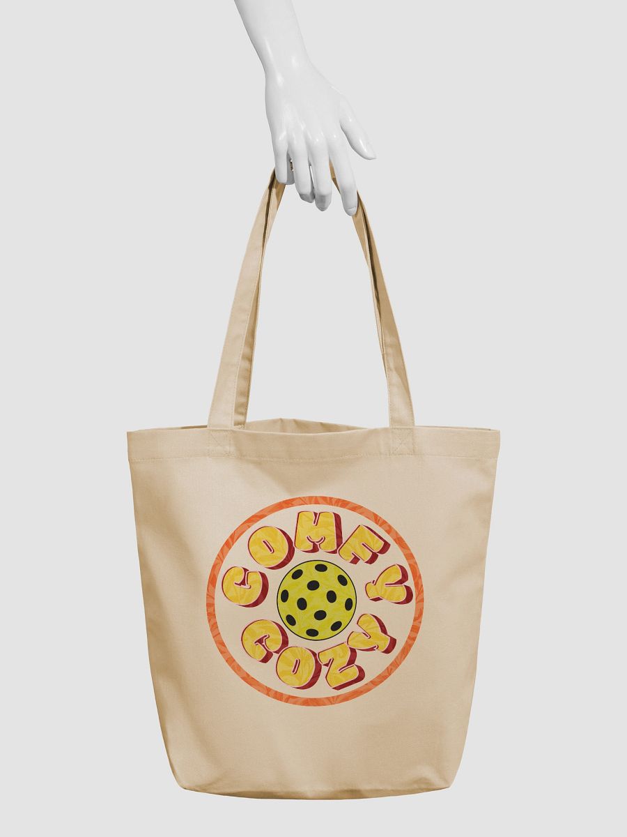 Comfy Cozy Pickleball Circle Colorful Tote Bag product image (3)