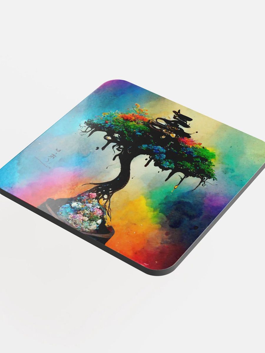 Vibrant Bonsai Dreams Coaster product image (4)