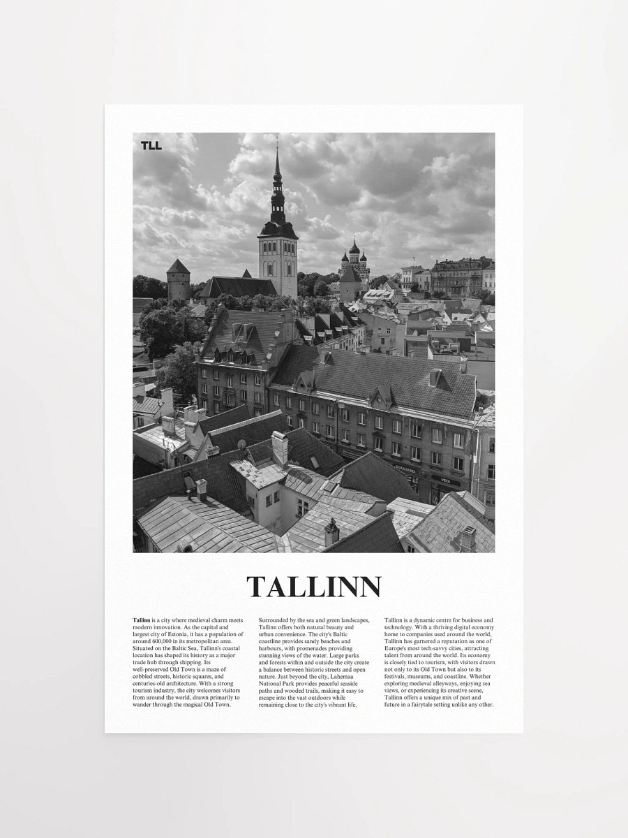 Tallinn 01 Newspaper Poster product image (5)