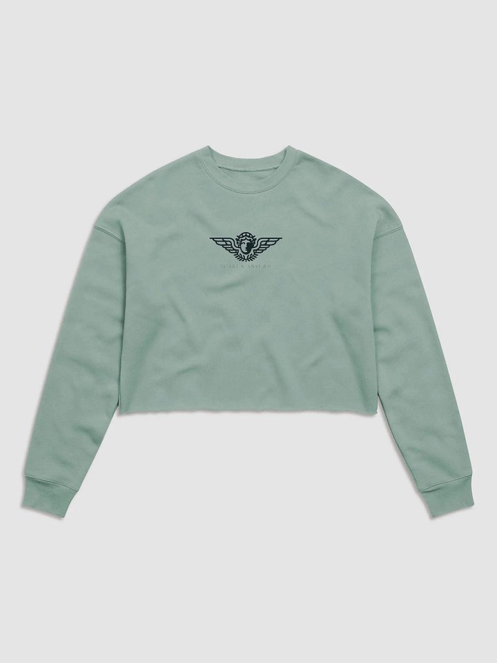 Cropped Sweatshirt - Sisyphus Happy design, Icarus Absurd product image (2)