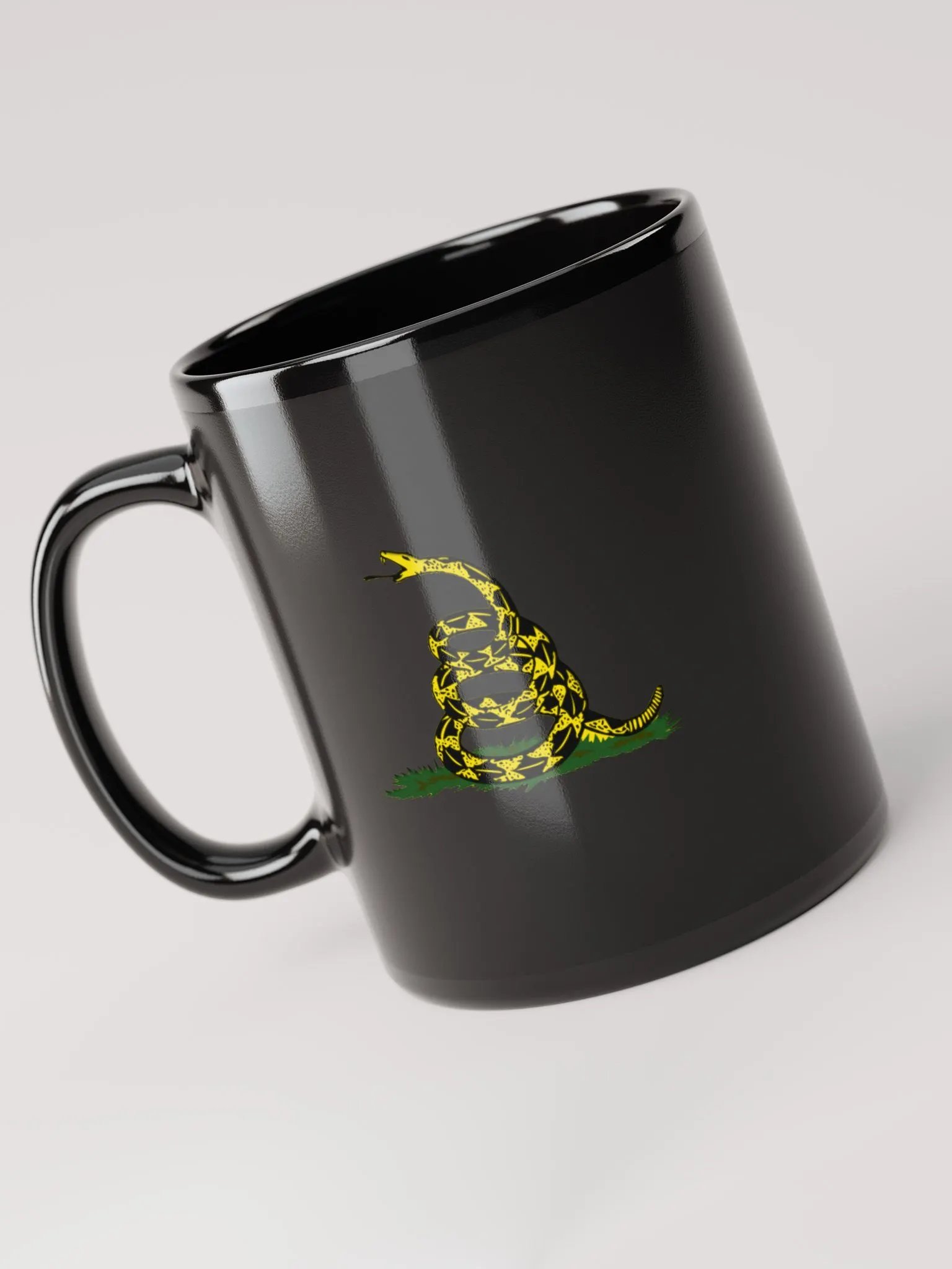 BLACK GLOSSY MUG - WHEN WE TRADE FREEDOM FOR SAFETY WE LOSE BOTH ! product image (5)