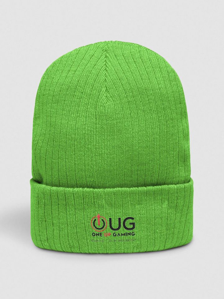 OUG Logo Ribbed Knit Beanie product image (1)