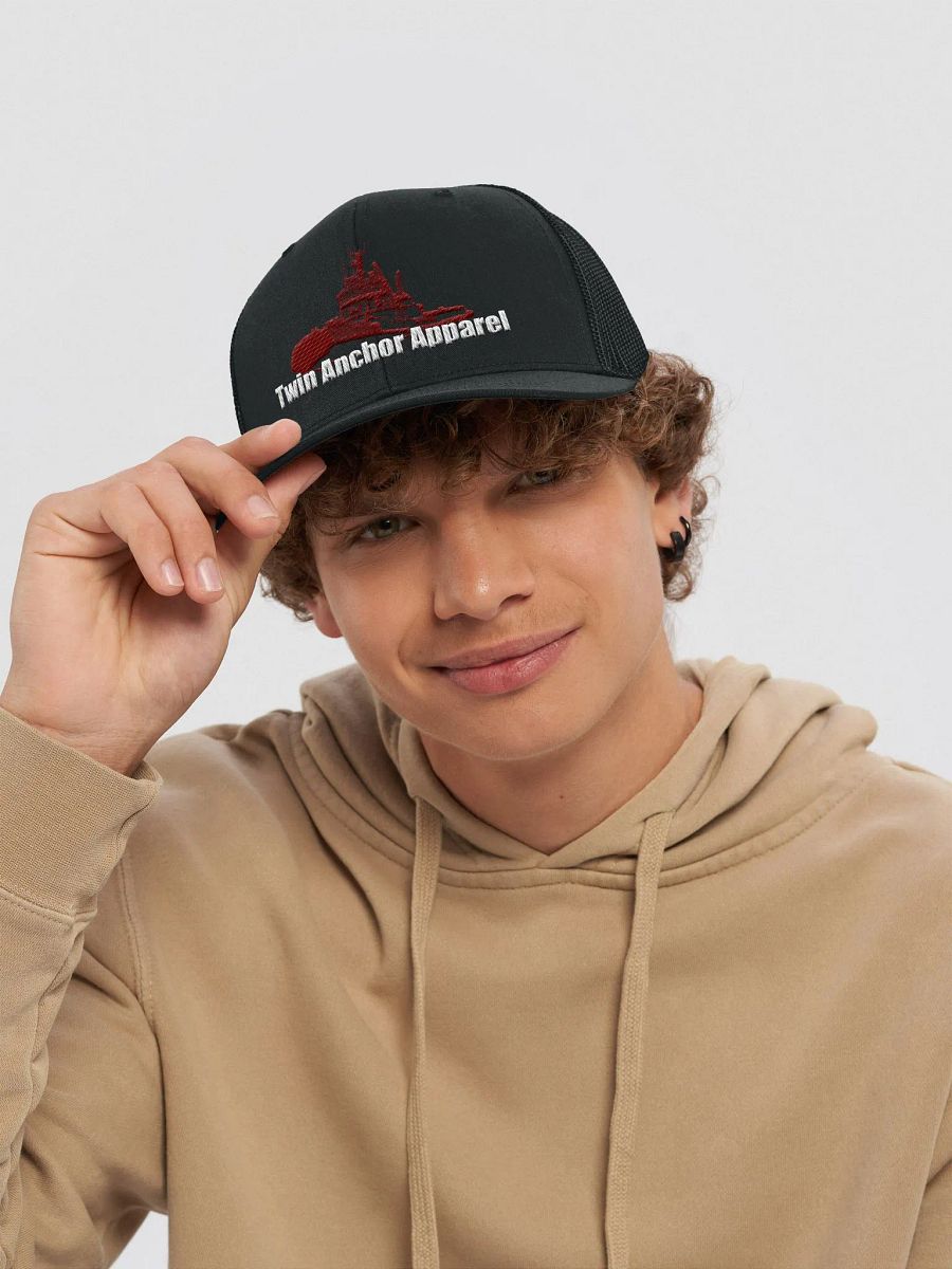 Red Marco tug Richardson Trucker Hat product image (6)