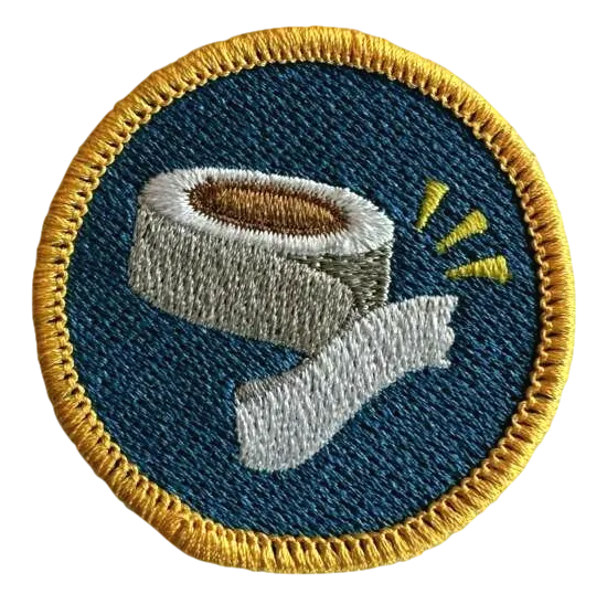 Tape Self-Stuck (de)Merit Badge product image (1)