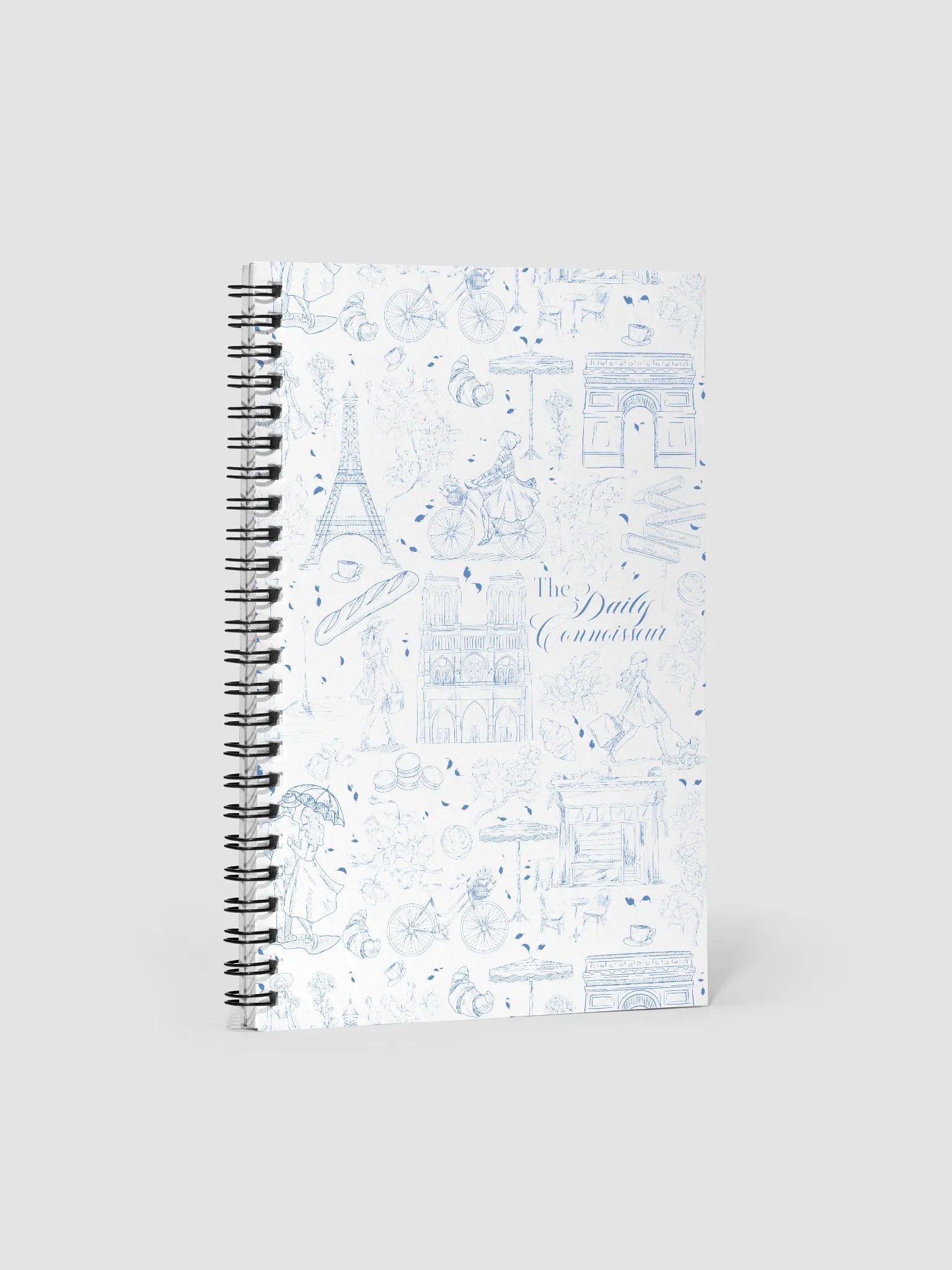 Parisian Toile Spiral Notebook product image (1)