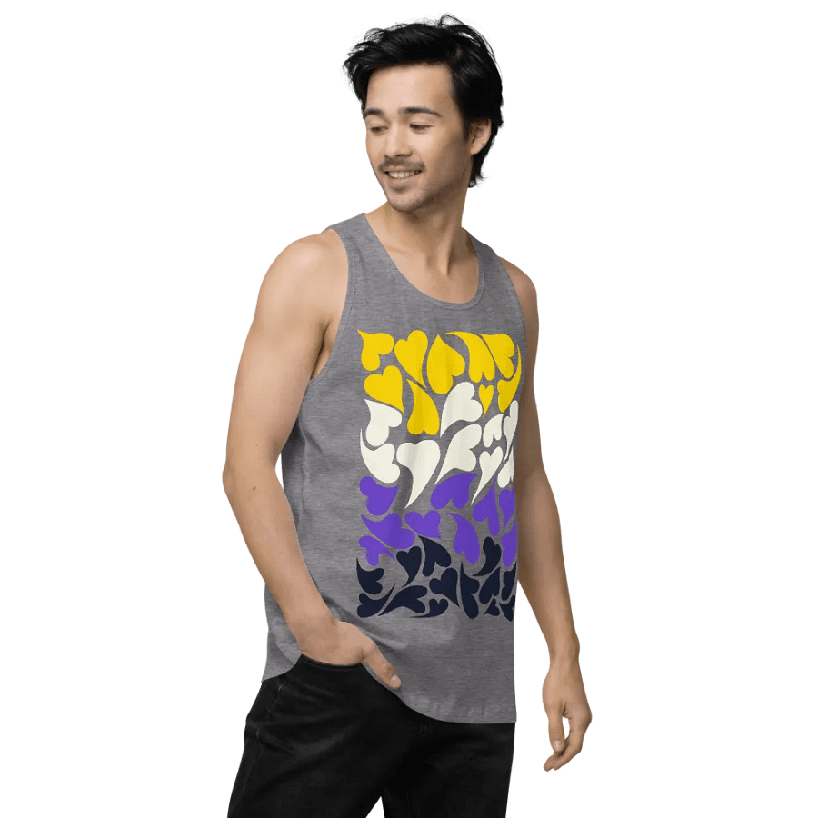 Nestled PRIDE Nonbinary Tank Top product image (3)