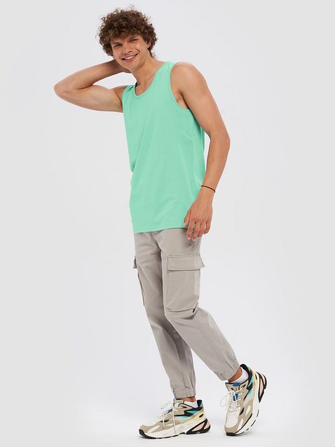 Photo showing Cotton Heritage Men's Premium Tank Top