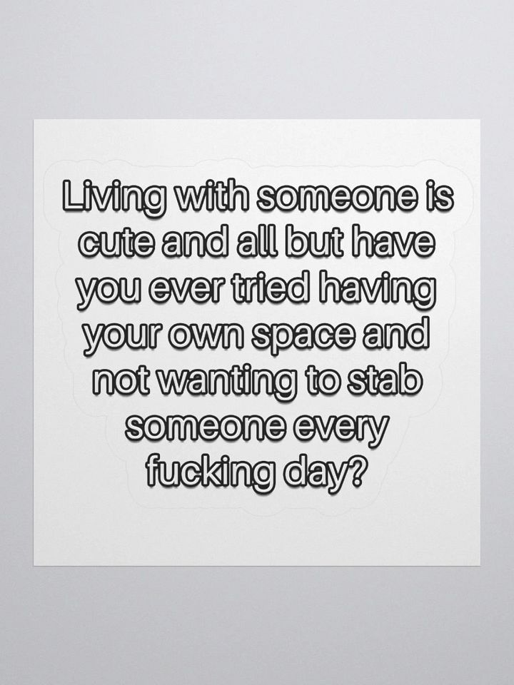 Living With Someone Sticker product image (1)
