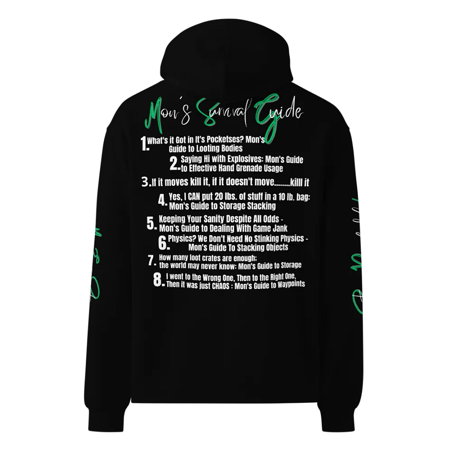 Mon's Survival Guide Unisex Hoodie product image (3)