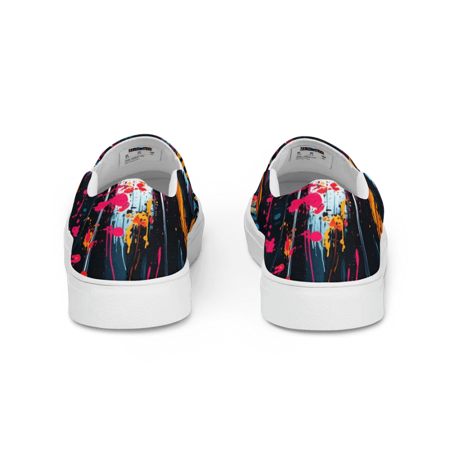 Women's Neon City Canvas slip on shoes product image (4)