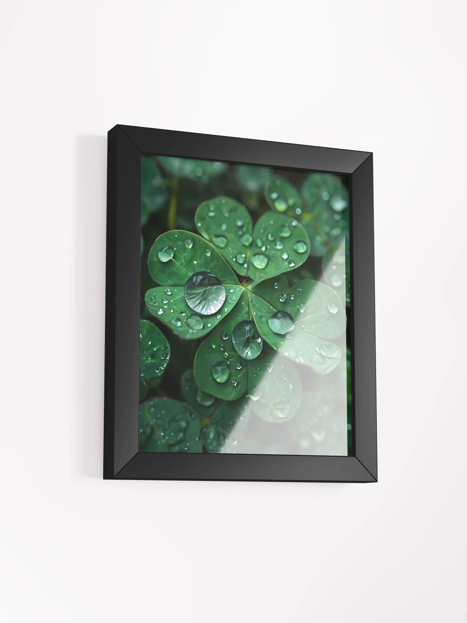 Dew-Kissed Clover Framed Poster product image (3)