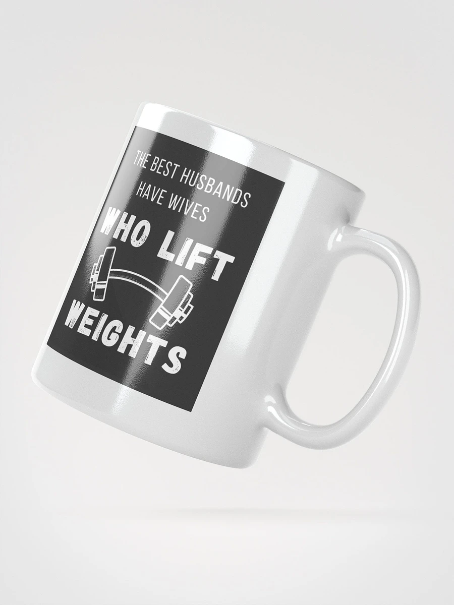 The Best Husbands Have Wives Who Lift Weights - White Mug product image (2)