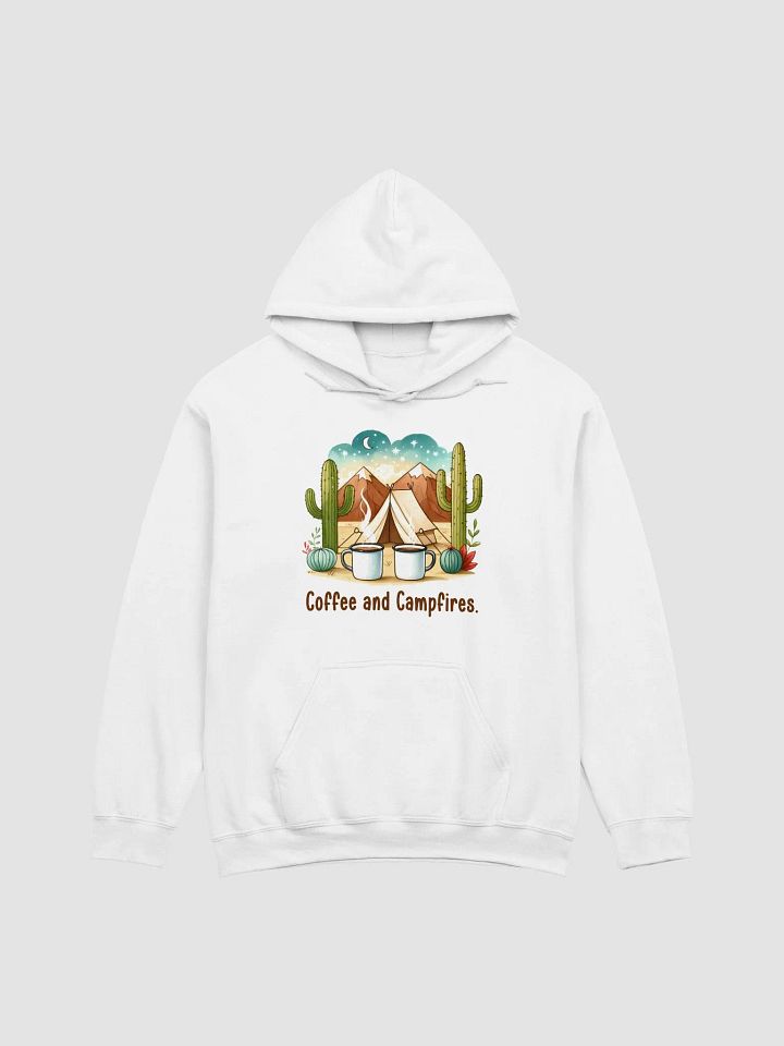 Coffee and Campfires Under Starry Skies Unisex Hoodie product image (1)