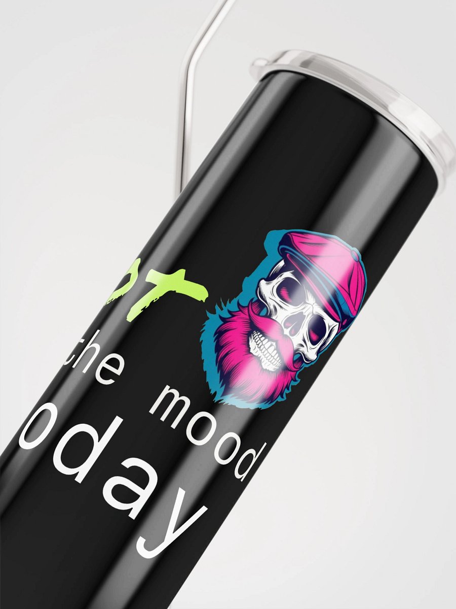 Mustache Skull Stainless Steel Tumbler product image (4)