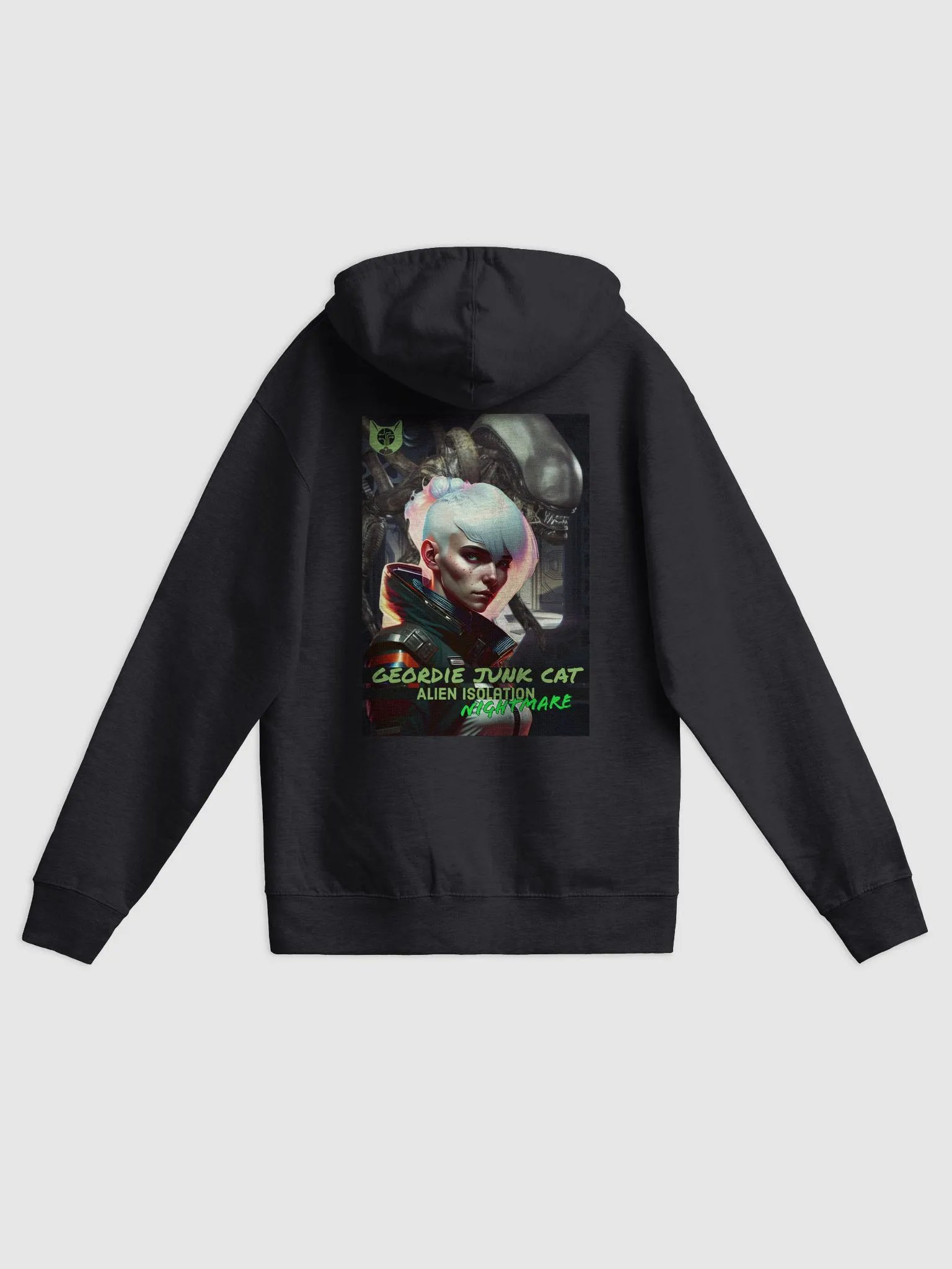 ALIEN:ISOLATION ONE Back Print Zip-Up Hoodie (US SHIPPING) product image (1)