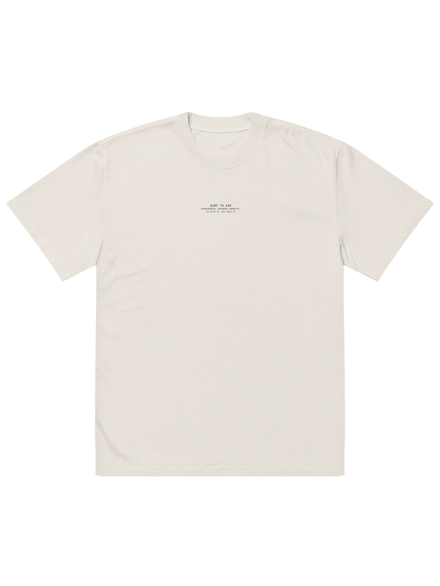 Ascend | Oversized Tee (Bone) product image (4)