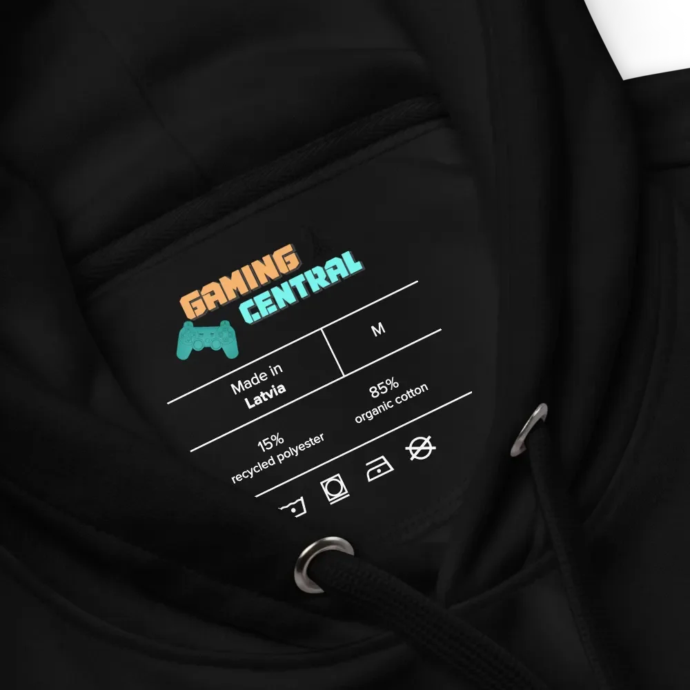Gaming Central Premium Eco Hoodie product image (7)
