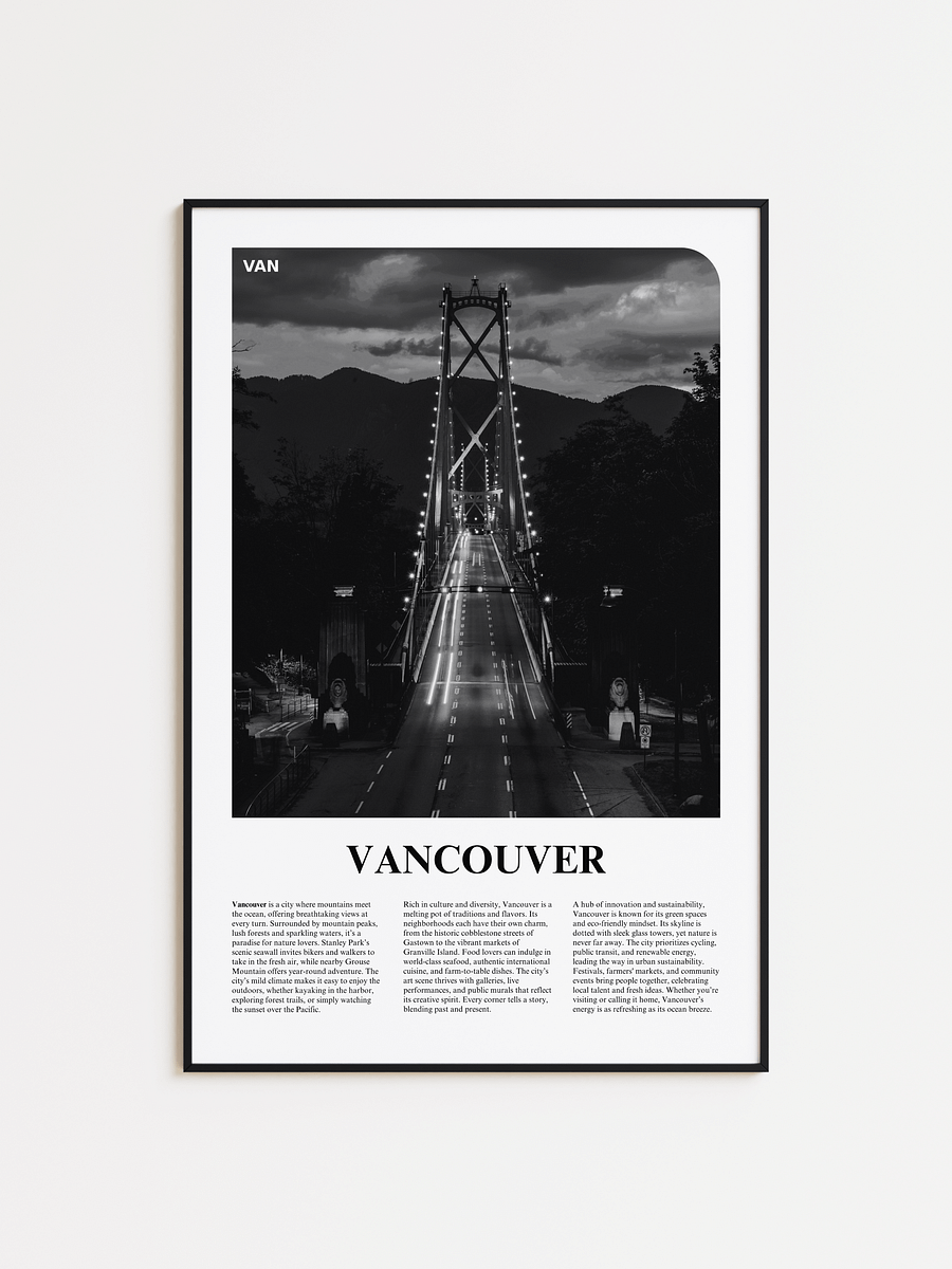 Vancouver 05 Newspaper Poster product image (1)