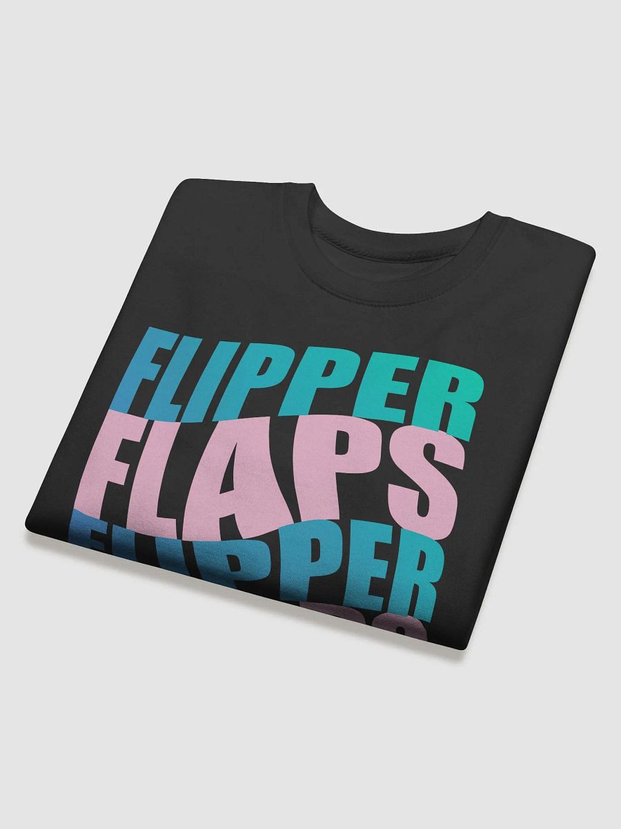 FlipperFlaps Sweatshirt (Teal & Pink) product image (4)