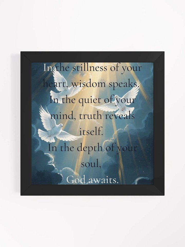 Divine Stillness Framed Art product image (1)