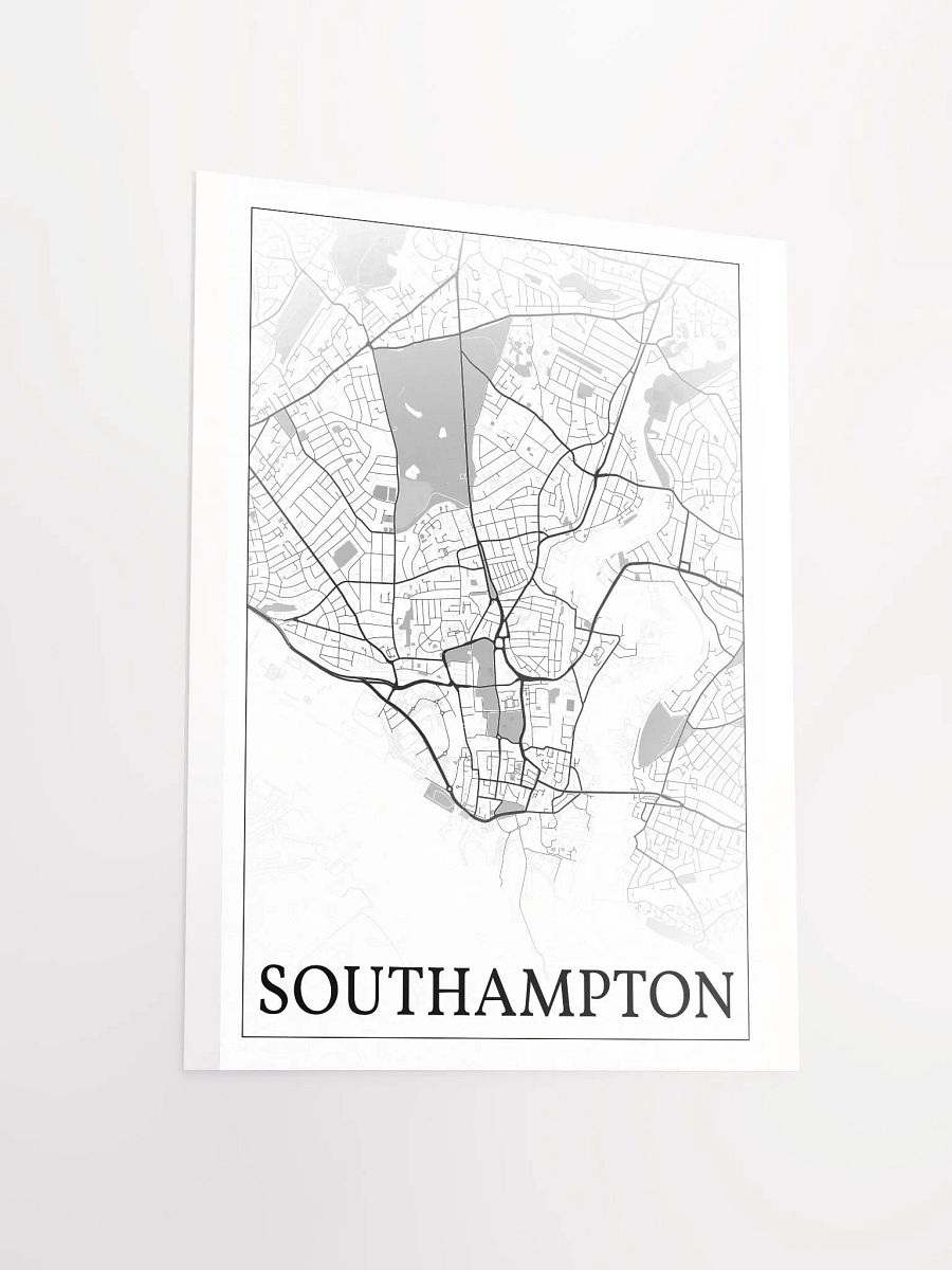 Southampton, England, city map print product image (12)