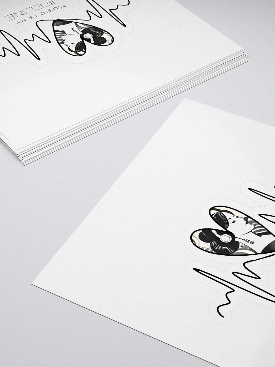 Music is My Lifeline Sticker product image (4)