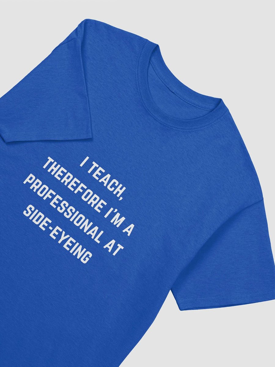 Teacher Quotes Tshirt - I teach, therefore I'm a professional at side-eyeing product image (45)