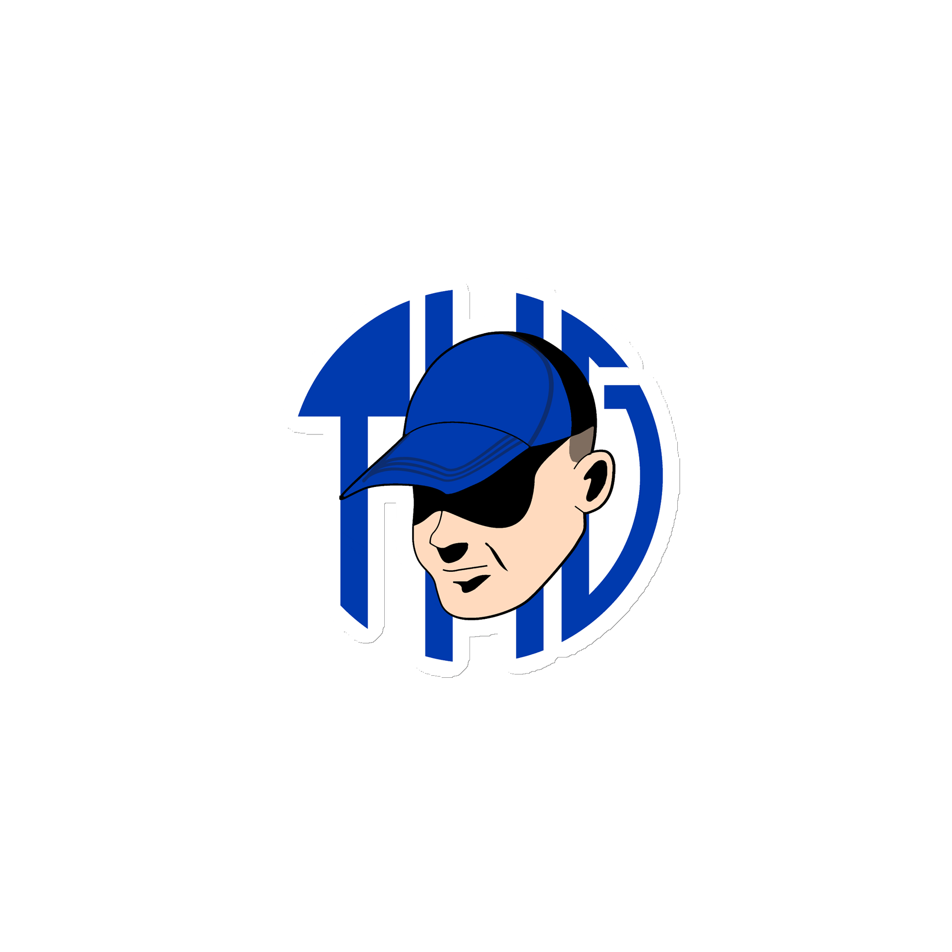 Blue THG logo Magnet product image (1)