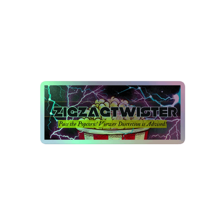 ZigZagTwister Holographic Twitch Sticker product image (2)