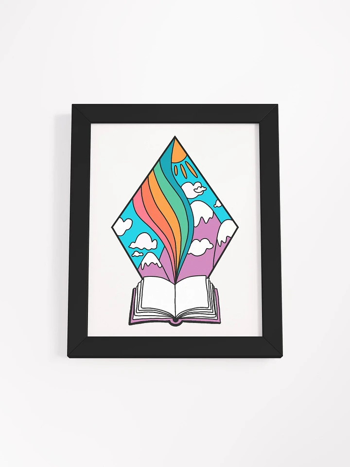 Books Open Your World Up Framed Art Print product image (1)