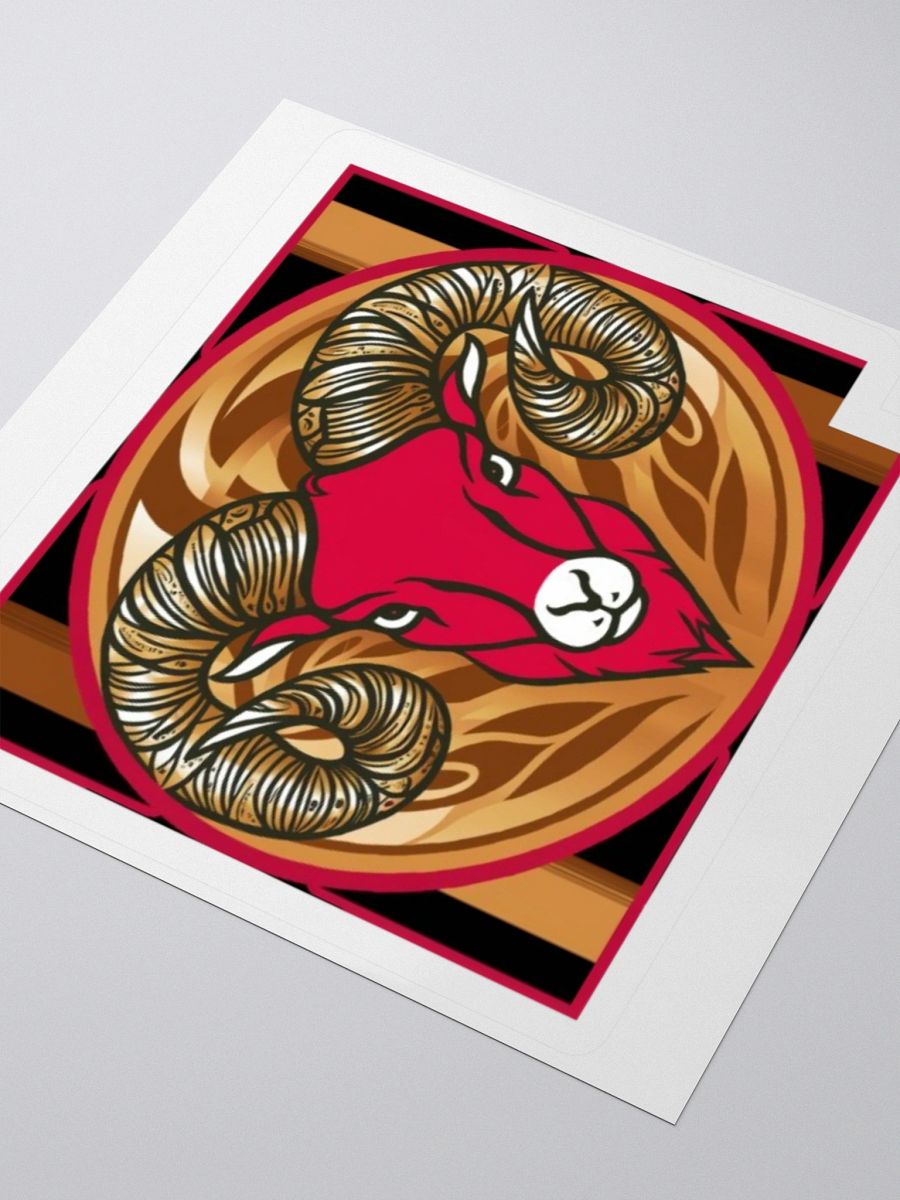 Aries Ram Framed Sticker product image (7)