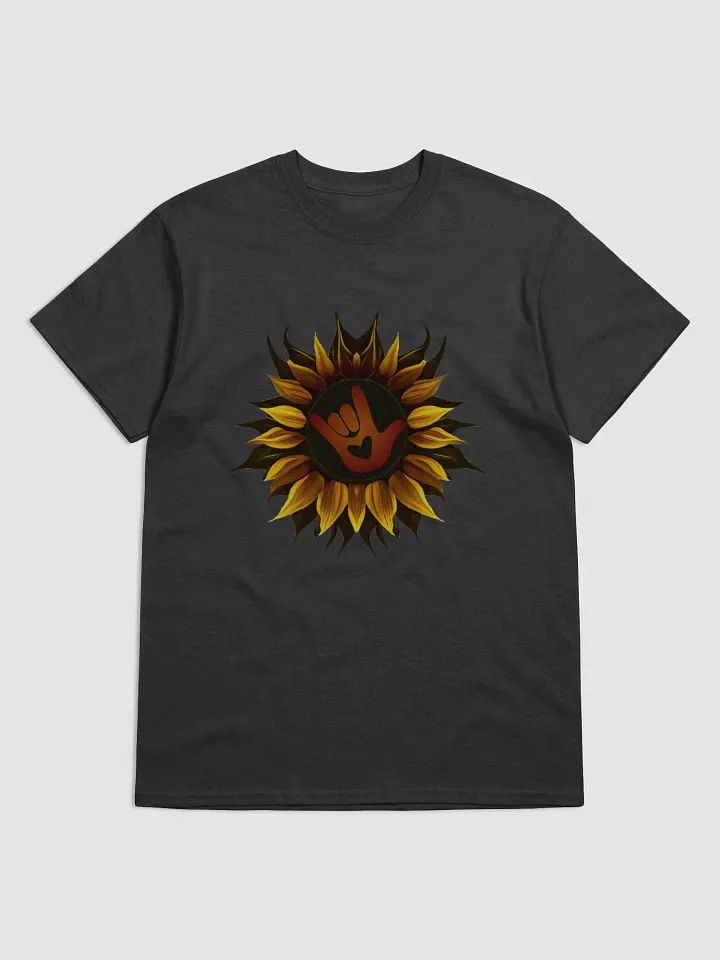 ASL Love Sunflower Gesture Tee product image (1)
