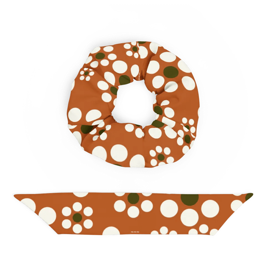 Mexican Terracotta Flowers Scrunchie product image (6)