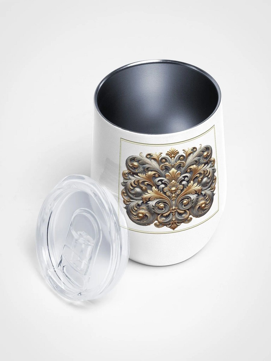 Ornate Floral Wine Tumbler product image (3)
