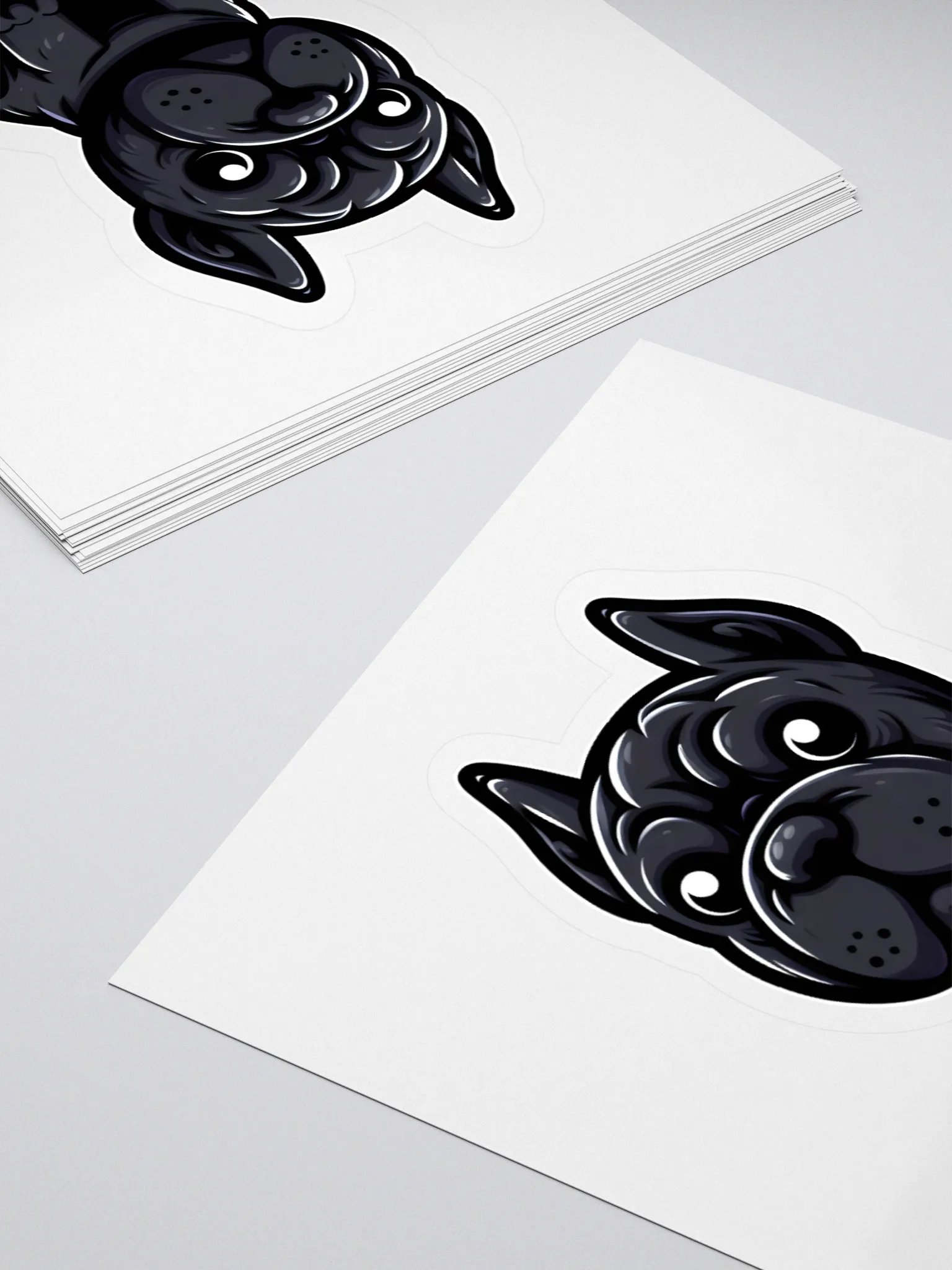 Black Cane Corso with Toys Sticker – Cute and Fun Dog Lover Decal product image (4)