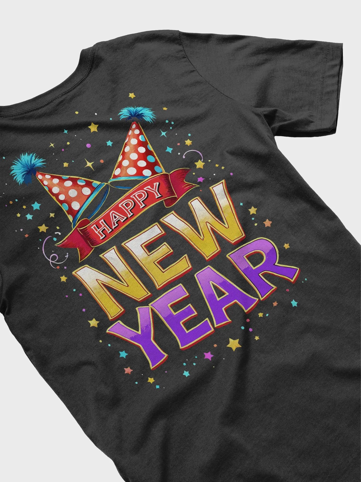 Festive New Year's Party Hats T-Shirt product image (27)