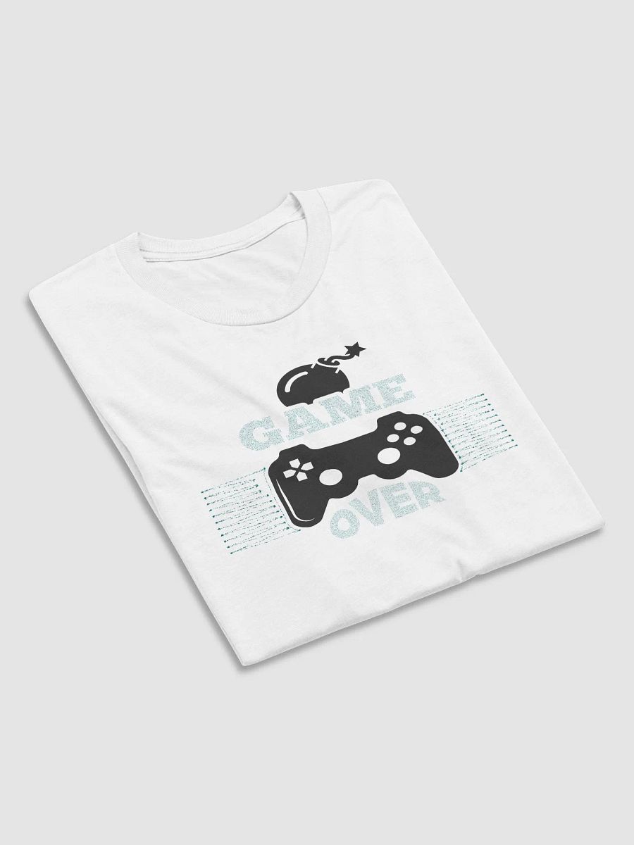 Game Over Gamer Pixelated Gaming Whale T-Shirt product image (5)