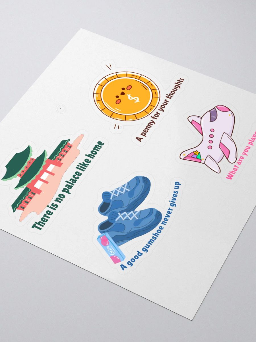 Life Goals Pun Sticker Set product image (3)