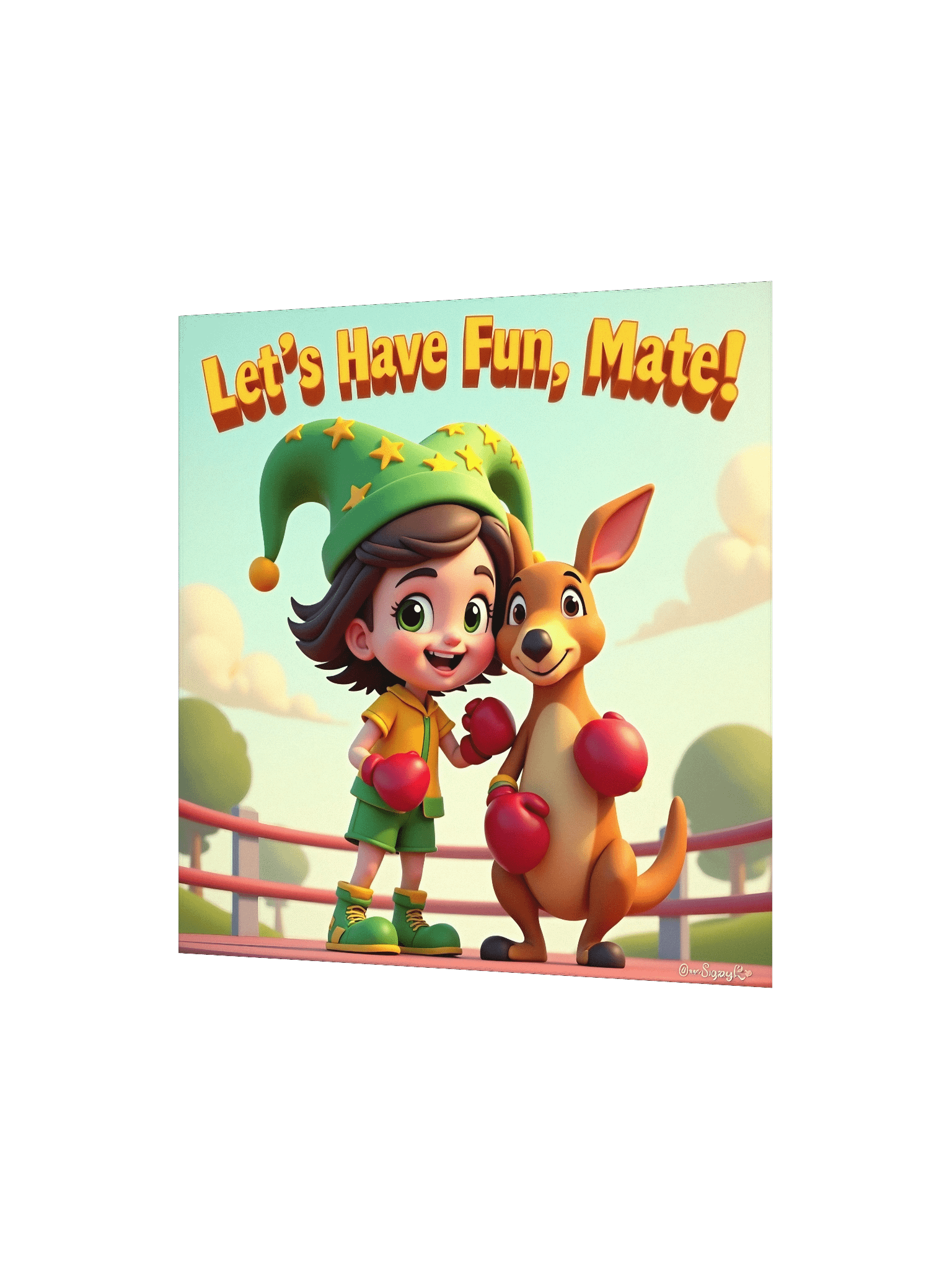 JessyJesty “Kanga Kick!” Enhanced Matte Poster – Aussie Energy for Curious Kids! product image (6)