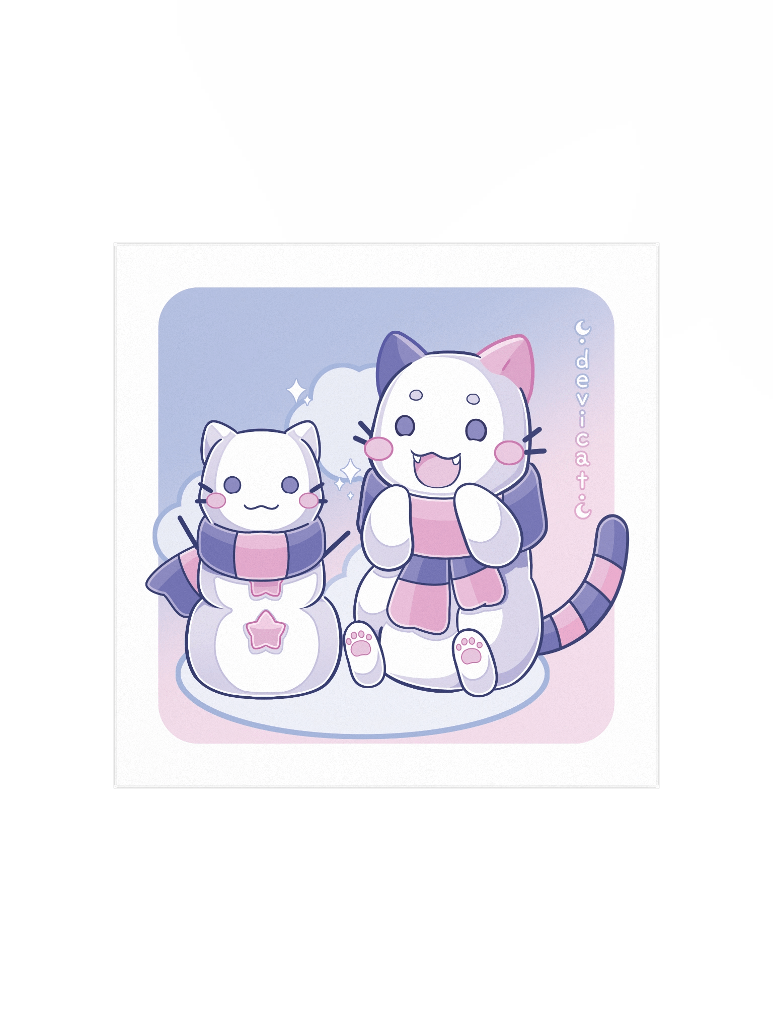 Print • CandiCat & SnowCat • 2024 product image (1)