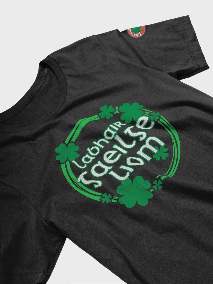 Speak Irish To Me - Labhair Gaeilge Liom ☘️ Supersoft Tee with Vintage-Feel Print product image (1)