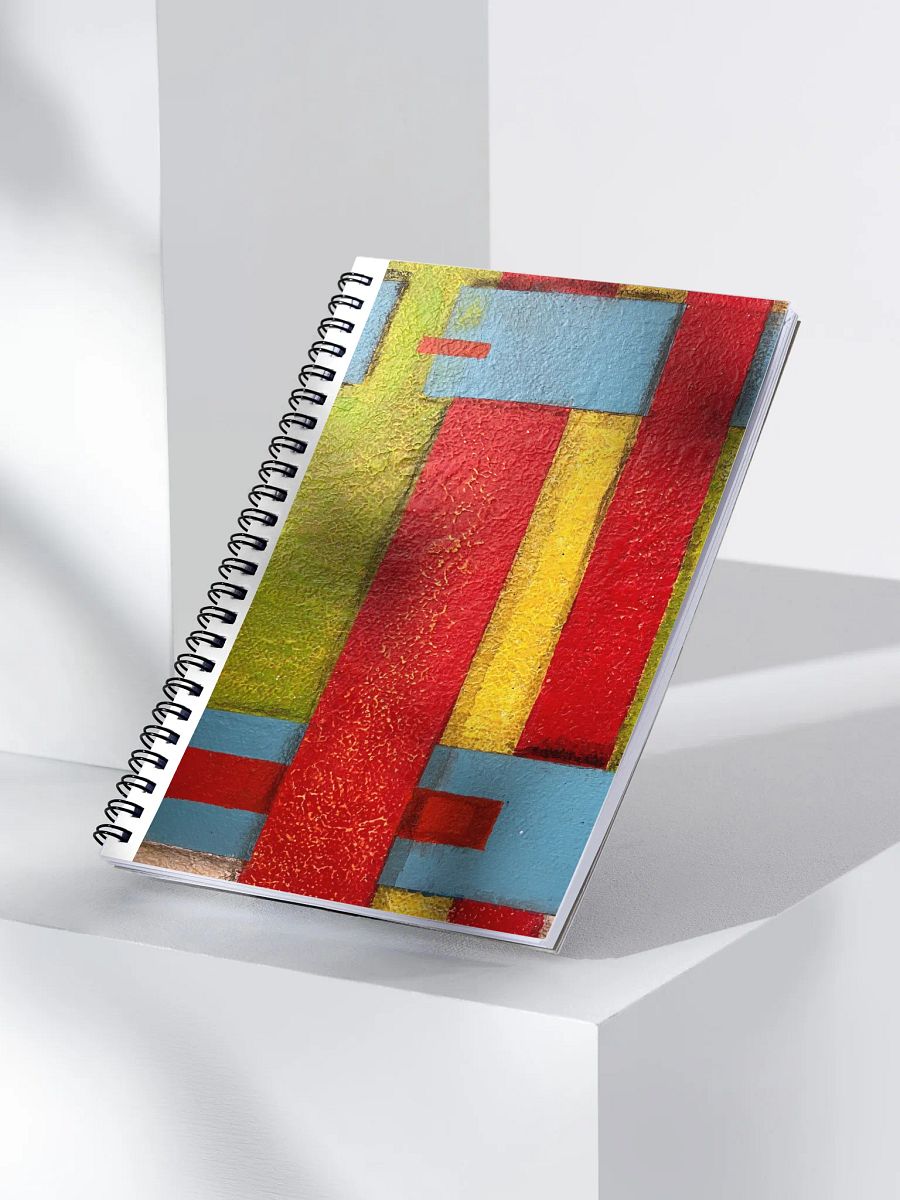 Geometric Fusion Spiral Notebook product image (3)