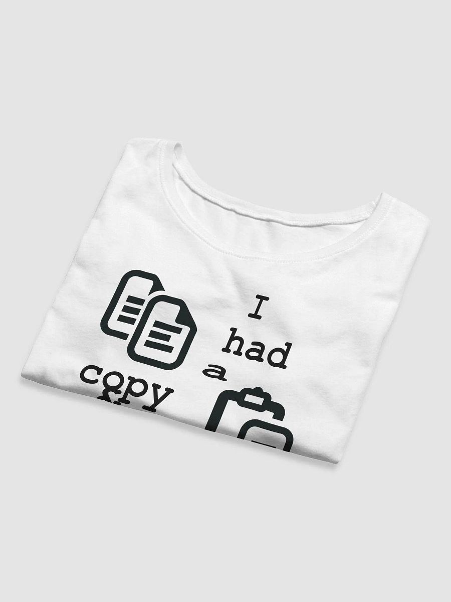 I Had A Copy & Paste Education - Black - Bella+Canvas Women's Crop Tee product image (5)