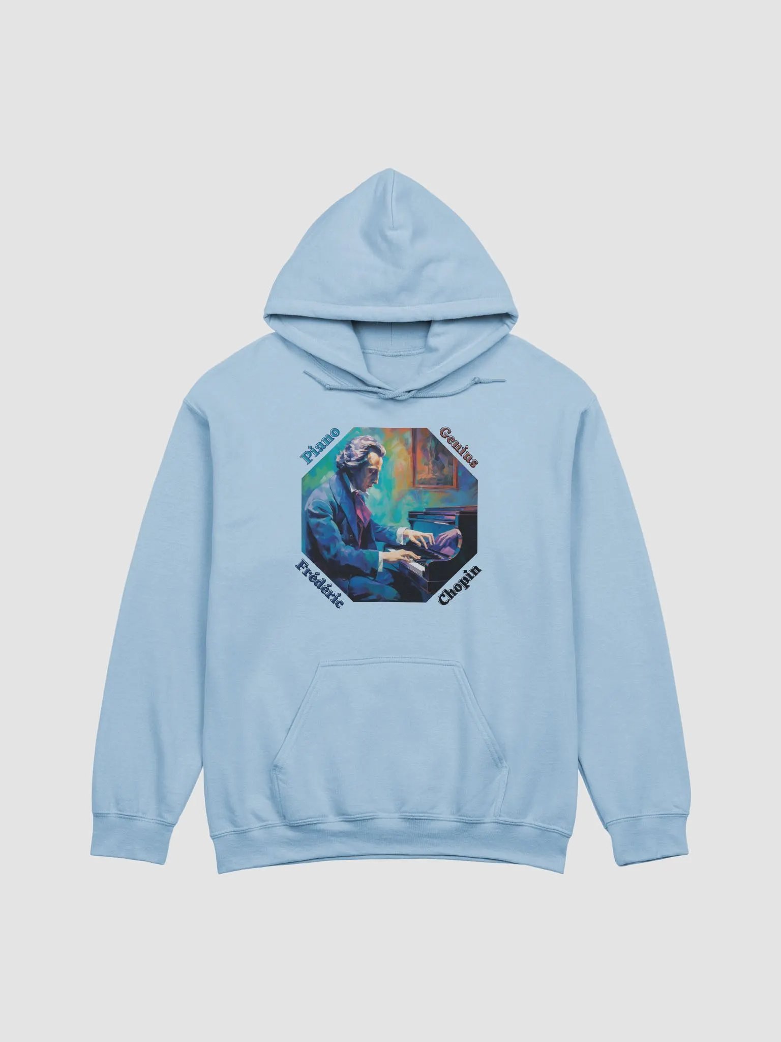 Frédéric Chopin [Playing Piano] - Piano Genius | Hoodie product image (7)