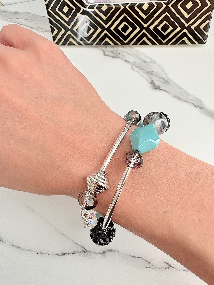 Handmade 8.25" Coil Bracelet | Coastal Charm Jewelry | by Monique Faella Designs™ | MFD-00072 product image (2)