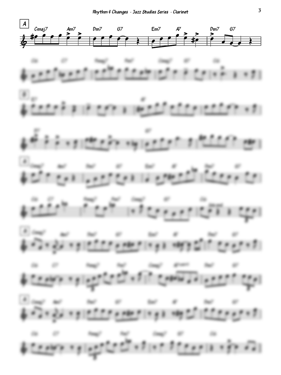 Rhythm and Changes - Clarinet product image (3)