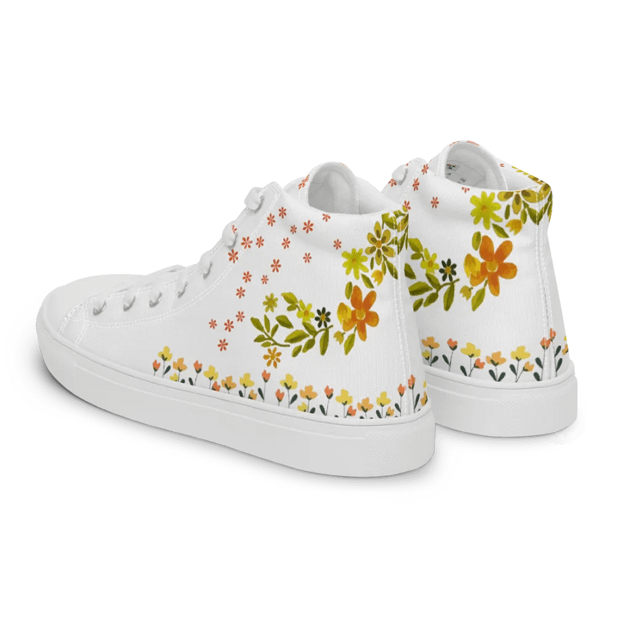 Floral Pixel Fusion High Tops product image (6)