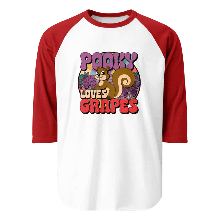 Pooky's Grape Adventure Raglan Tee product image (1)