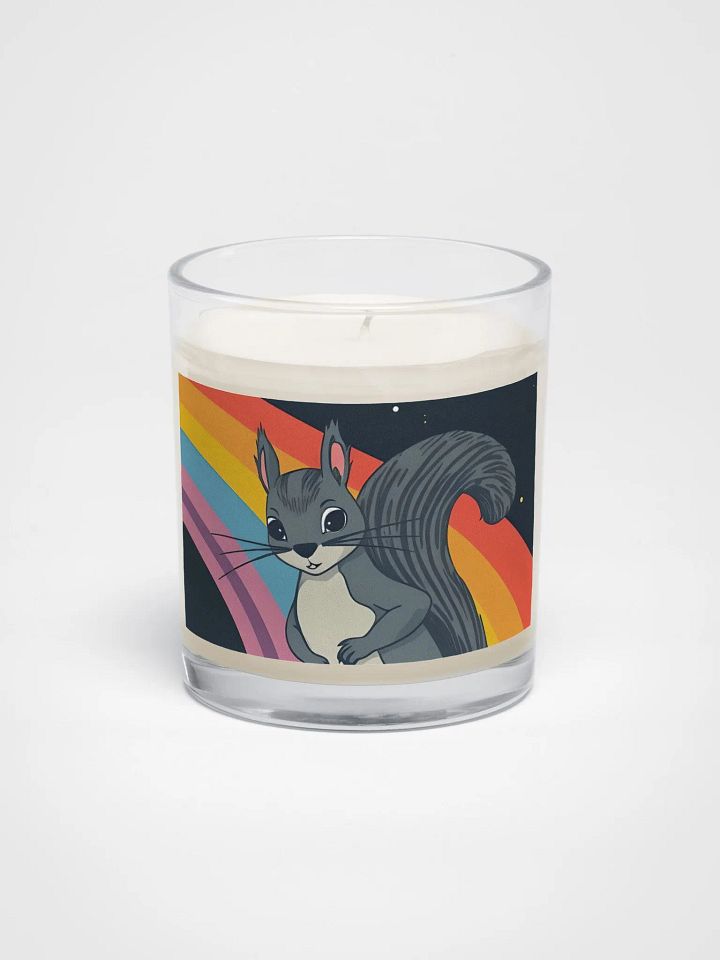 Rainbow Squirrel Soy Wax Candle product image (1)